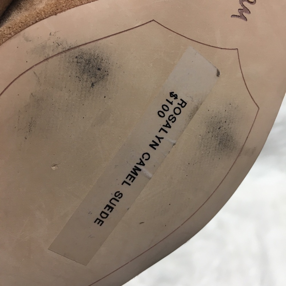 Sam Edelman Camel Suede Rosalyn Pointed Toe Flats - Picture 6 of 6